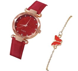 Кварцевые часы и женский браслет Likona, набор из 2 предметов цена и информация | Женские часы | kaup24.ee
