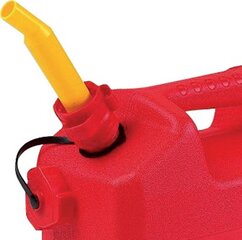 Kütusekanister 10 l väljatõmmatava lehtriga, punane hind ja info | Lisaseadmed | kaup24.ee