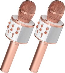 Bluetooth Karaoke mikrofon lastele ja täiskasvanutele Ovellic, 2tk hind ja info | Mikrofonid | kaup24.ee