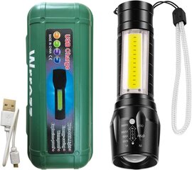 Светодиодный USB-мини-фонарик Wrrozz цена и информация | Фонарики, прожекторы | kaup24.ee