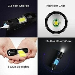 LED USB mini taskulamp Wrrozz, 2 tk. цена и информация | Фонарики, прожекторы | kaup24.ee