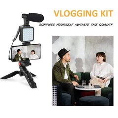Комплект для мобильной видеозаписи M1 с мини-штативом CHAAPIO цена и информация | Штативы для фотоаппаратов | kaup24.ee