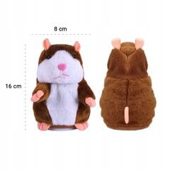 Interaktiivne mänguasi Rääkiv hamster, 17 x 7,5 cm hind ja info | Imikute mänguasjad | kaup24.ee