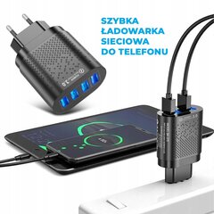 Быстрое зарядное устройство QC 3.0 48W цена и информация | Зарядные устройства для телефонов | kaup24.ee