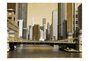 Fototapeet - Chicago's bridge (vintage effect) цена и информация | Фотообои | kaup24.ee