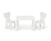 Laste laua ja toolide komplekt Costway, valge hind ja info | Laste lauad ja toolid | kaup24.ee