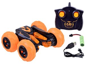 Радиоуправляемая каскадерская машина - оранжевая цена и информация | Игрушки для мальчиков | kaup24.ee