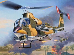 Helikopter REVELL Bell Cobra AH-1A 52 tk 1:100 14c цена и информация | Конструкторы и кубики | kaup24.ee