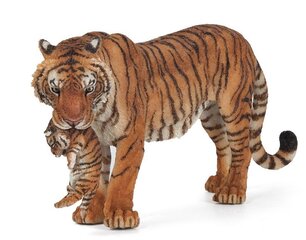 Фигурка Papo тигр с детенышем цена и информация | Игрушки для мальчиков | kaup24.ee