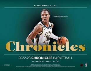 Korvpallikaardid Panini Chronicles 2022/2023 Blaster Box hind ja info | Hobikaardid | kaup24.ee