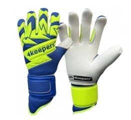 Вратарские перчатки 4keepers Equip Breeze, 10, синий цвет цена и информация | Перчатки вратаря | kaup24.ee