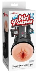 Мастурбатор Wet Pussies Super Luscious Lips, бежевый цвет цена и информация | Секс игрушки, мастурбаторы | kaup24.ee