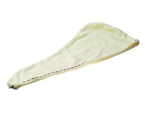 Super -absorbent juuste rätiku turban, mis on valmistatud mikrokiust helekollasest цена и информация | Полотенца | kaup24.ee