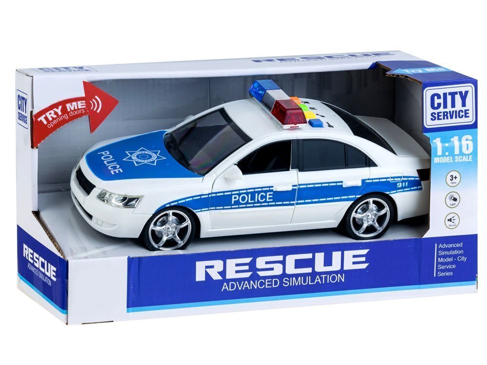 Valguse ja sireeniga politseiauto цена и информация | Poiste mänguasjad | kaup24.ee