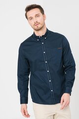 Мужская рубашка, синяя цена и информация | Мужские рубашки | kaup24.ee
