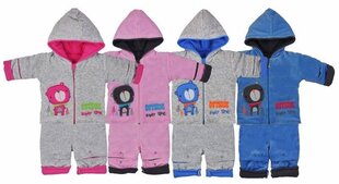 утепленный комбинезон, размер 62, серый цена и информация | Комплекты одежды для новорожденных | kaup24.ee