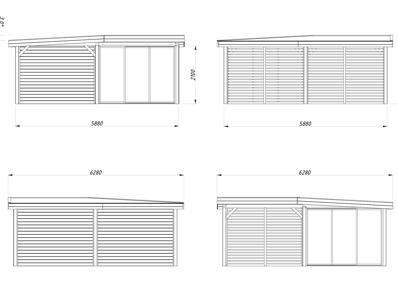 Suveköök Lenna 24,9 m² SET411 liugustega ja pruuni puidukaitsega цена и информация | Kuurid ja aiamajad | kaup24.ee