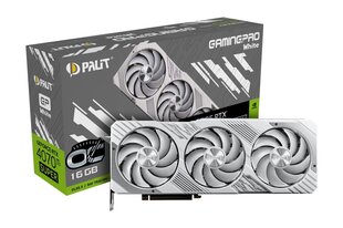 Palit GeForce RTX 4070 Ti Super GamingPro White OC (NED47TST19T2-1043W) цена и информация | Видеокарты | kaup24.ee