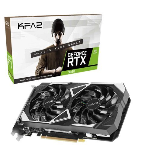 KFA2 GeForce RTX 3050 EX 1-Click OC (35NRLDMD9OEK) hind ja info | Videokaardid (GPU) | kaup24.ee