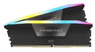 Corsair Vengeance RGB (CMH64GX5M2B5600Z40K) цена и информация | Оперативная память (RAM) | kaup24.ee