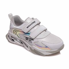 Спортивная обувь для мальчиков Weestep, белые/черные цена и информация | Детская спортивная обувь | kaup24.ee