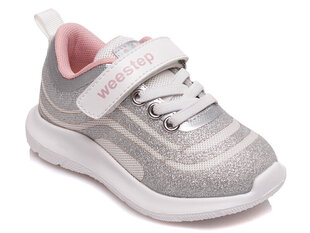 Спортивная обувь для девочек Weestep, серая цена и информация | Детская спортивная обувь | kaup24.ee