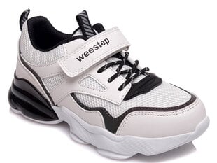 Спортивная обувь для мальчиков Weestep, белая/черная цена и информация | Детская спортивная обувь | kaup24.ee