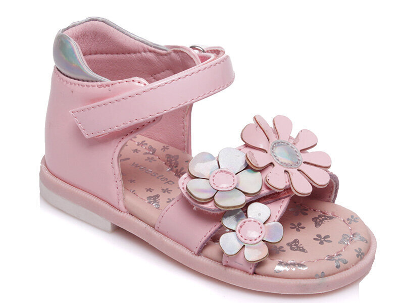 Sandaalid tüdrukutele Weestep, roosa цена и информация | Laste sandaalid | kaup24.ee