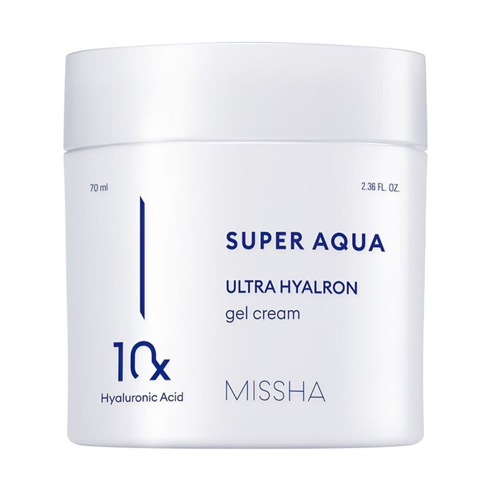 Intensiivne niisutav kreem hüalurooniga Missha Super Aqua Ultra Hyalron Cream, 70 ml hind ja info | Näokreemid | kaup24.ee