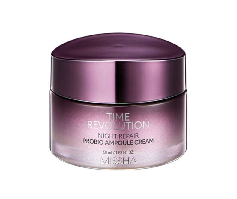 Kortsudevastane ja sära andev öökreem Missha Time Revolution Night Repair Probio Ampoule Cream, 50 ml цена и информация | Näokreemid | kaup24.ee