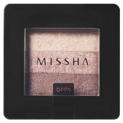 Lauvärv Missha Triple Shadow, 01 Browny Pink hind ja info | Ripsmetušid, lauvärvid, silmapliiatsid, seerumid | kaup24.ee