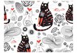 Fototapeet - Cats in love цена и информация | Fototapeedid | kaup24.ee