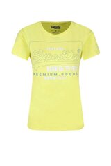 T-särk naistele Superdry W1010102A, kollane цена и информация | Футболка женская | kaup24.ee