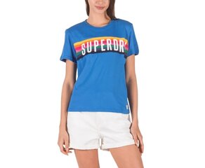 T-särk naistele Superdry G60143ST, sinine цена и информация | Женские футболки | kaup24.ee