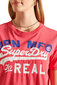 T-särk naistele Superdry W1010701A VRI, punane цена и информация | Naiste T-särgid, topid | kaup24.ee