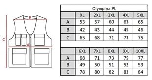 Vest meestele Olympina PL4 цена и информация | Мужские жилетки | kaup24.ee