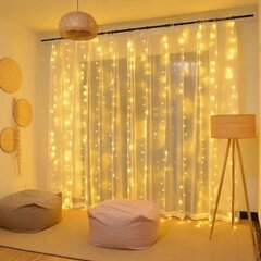 LED CURTAIN LIGHT 3x3 300 DARK LED GIRL цена и информация | Гирлянды | kaup24.ee