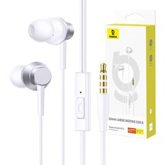 Baseus Encok HZ11 headphones - white цена и информация | Наушники | kaup24.ee