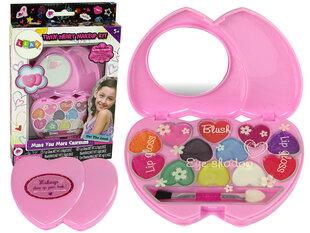 Kosmeetikakomplekt, roosa süda hind ja info | Tüdrukute mänguasjad | kaup24.ee