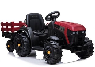 Детский электрический трактор с прицепом BDM0925, красный цена и информация | Электромобили для детей | kaup24.ee