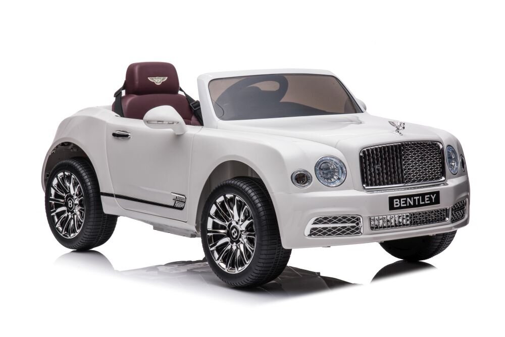 Elektriauto lastele Bentley Mulsanne, valge hind ja info | Laste elektriautod | kaup24.ee