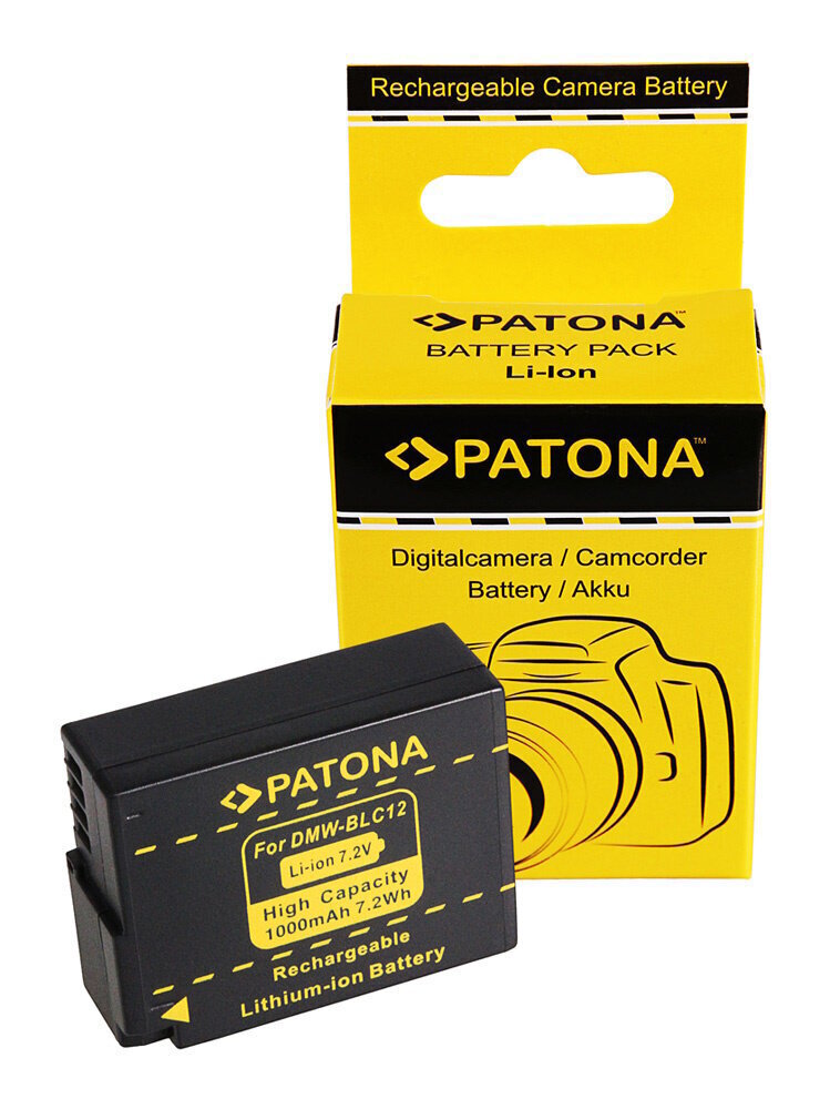 Patona Panasonic DMW-BLC12 aku hind ja info | Akud, patareid fotoaparaatidele | kaup24.ee