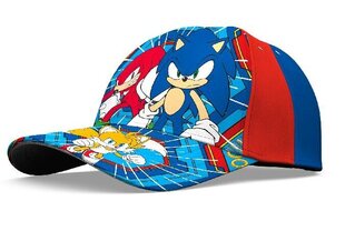 Кепка для мальчиков Sonic, синяя цена и информация | Шапки, перчатки, шарфы для мальчиков | kaup24.ee