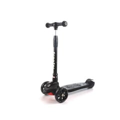 Самокат трехколесный Scooter черный цена и информация | Самокаты | kaup24.ee