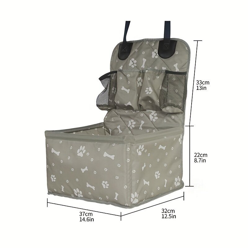 Autoistme transpordiiste lemmikloomadele Tech zone, 37 x 32 x 55 cm. hind ja info | Reisimise tarvikud | kaup24.ee