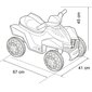 Feber elektriline quad lasteratas, roosa hind ja info | Laste elektriautod | kaup24.ee