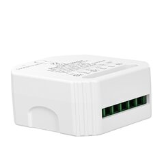 Woox Tuya Smart 2 kanaliga WiFi lüliti moodul цена и информация | Системы безопасности, контроллеры | kaup24.ee