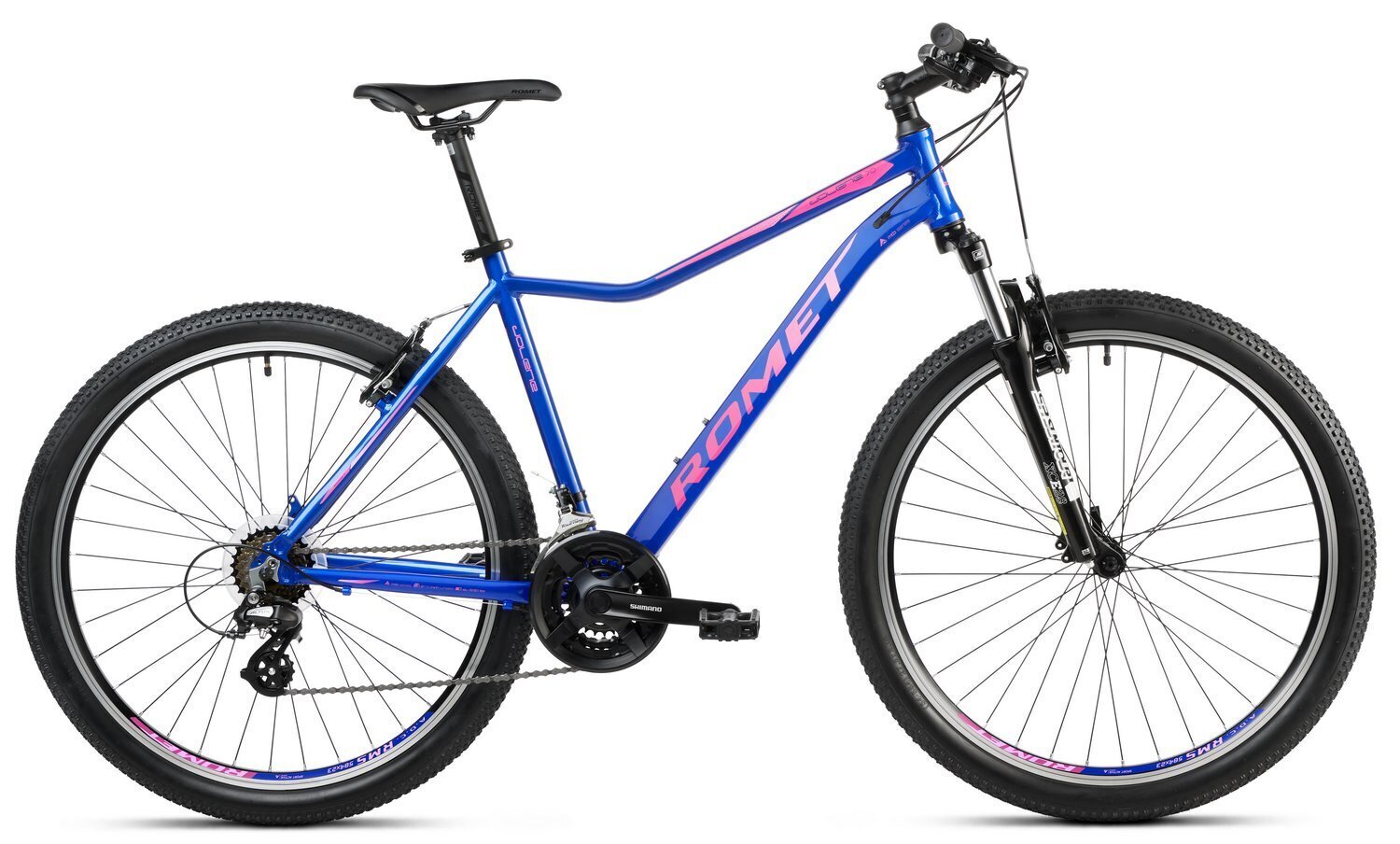 Jalgratas Romet Jolene 7.0 2024, 27.5'', sinine, roosa hind ja info | Jalgrattad | kaup24.ee