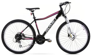 Jalgratas Romet Jolene 6.3 2024, 26'', must, roosa цена и информация | Велосипеды | kaup24.ee