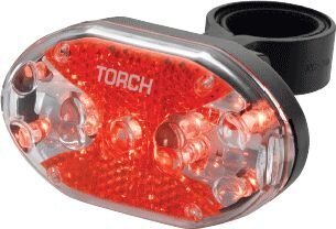 Jalgratta tagumine tuli Torch Tail Bright 9X TOR-5401, punane hind ja info | Jalgratta tuled ja helkurid | kaup24.ee